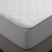 White Quilted Cotton Electric Blanket